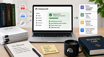 Using NotebookLM to Create Targeted Business Law Review Materials.